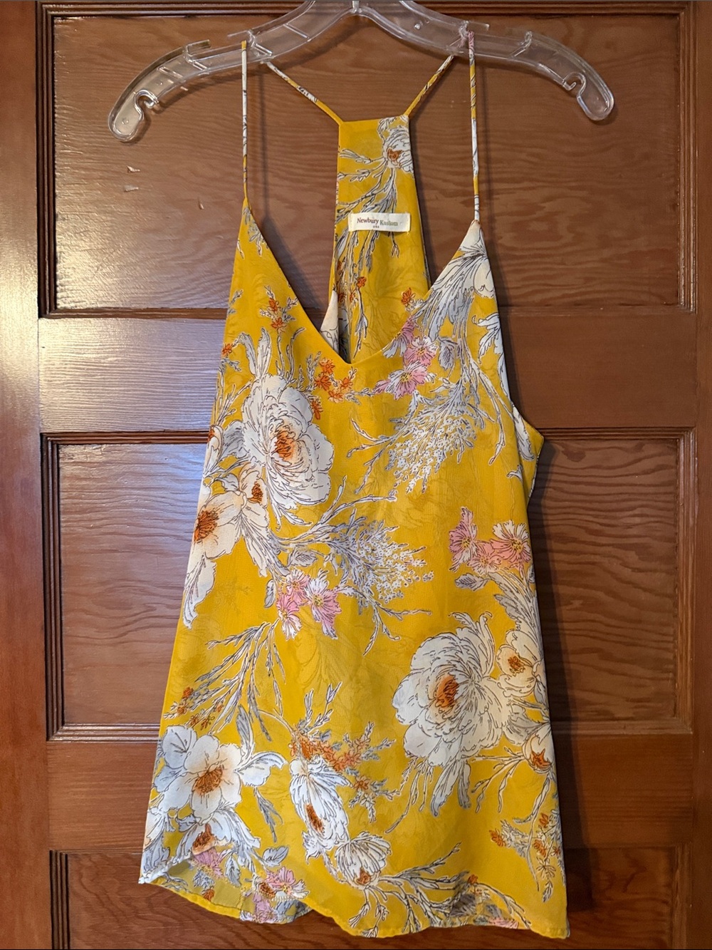 Newbury Kustom Yellow Floral Camisole